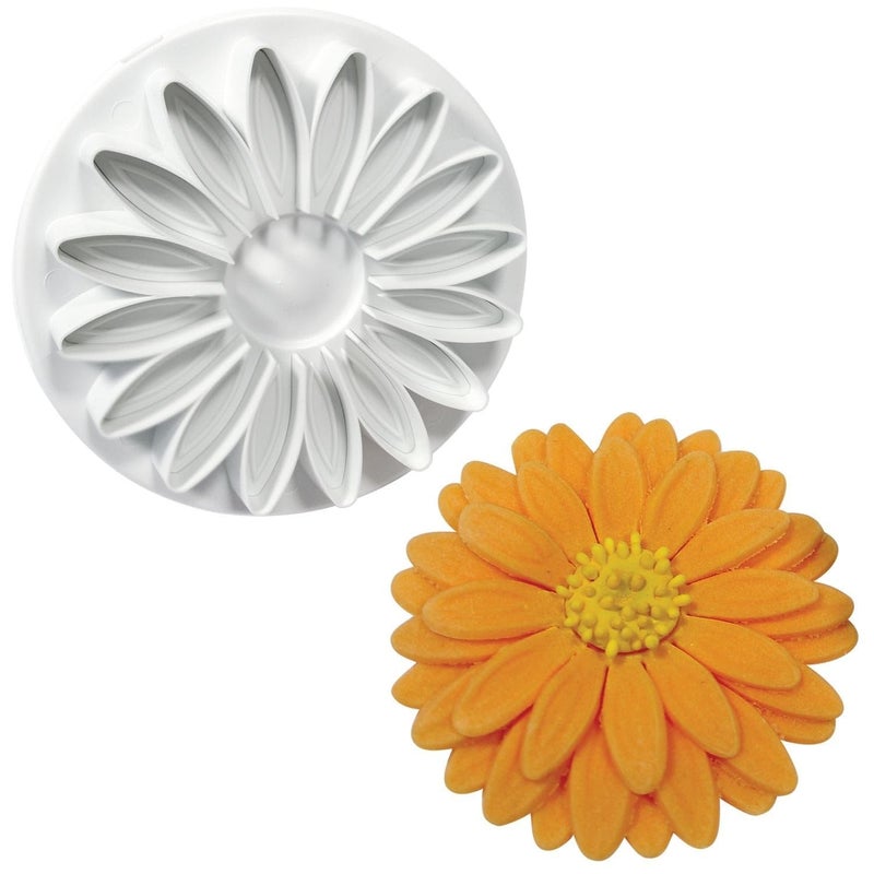 PME Veined Sunflower/Daisy/Gerbera Plunger Cutter, 18 Petals - Image 1